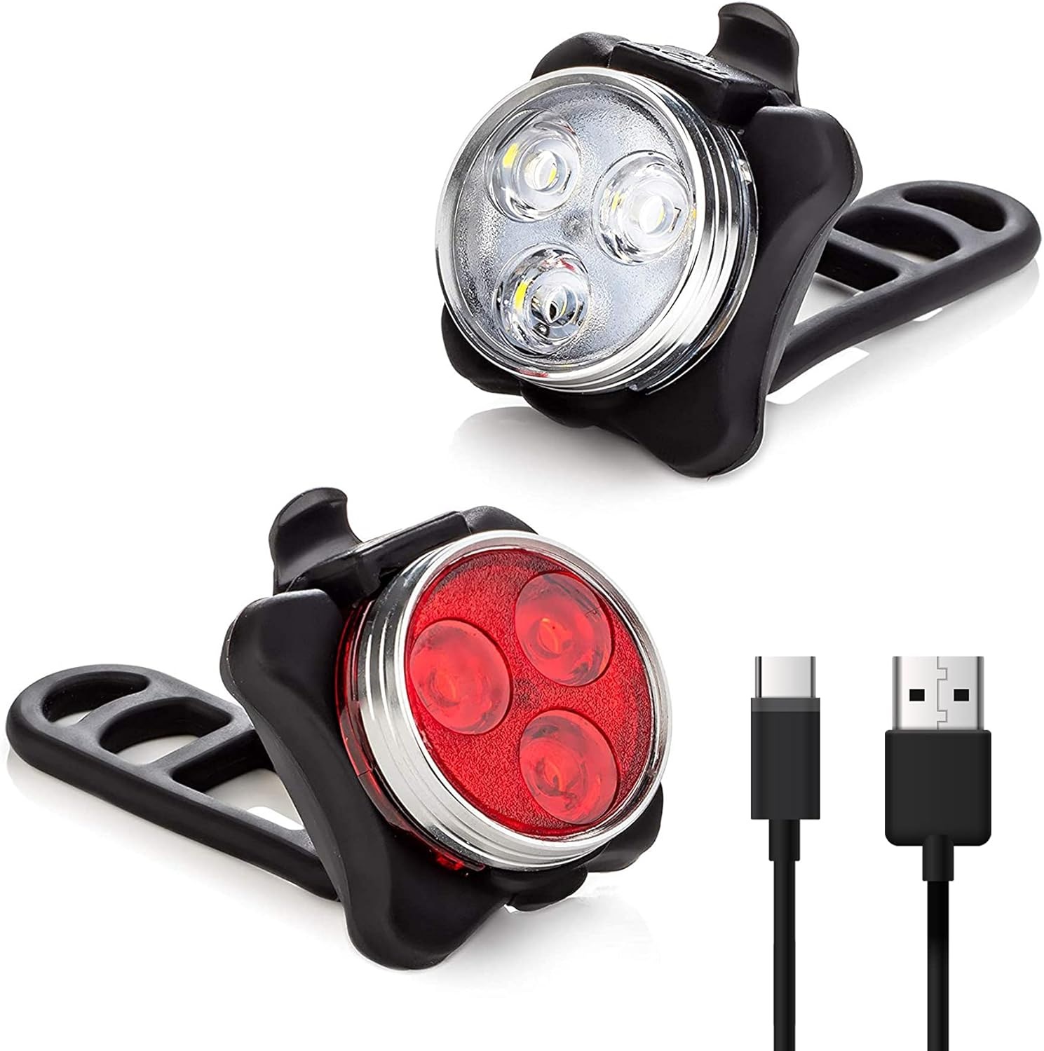 Illuminating Your Ride: The Ascher USB Rechargeable Bike Light Set Super Bright Front Headlight